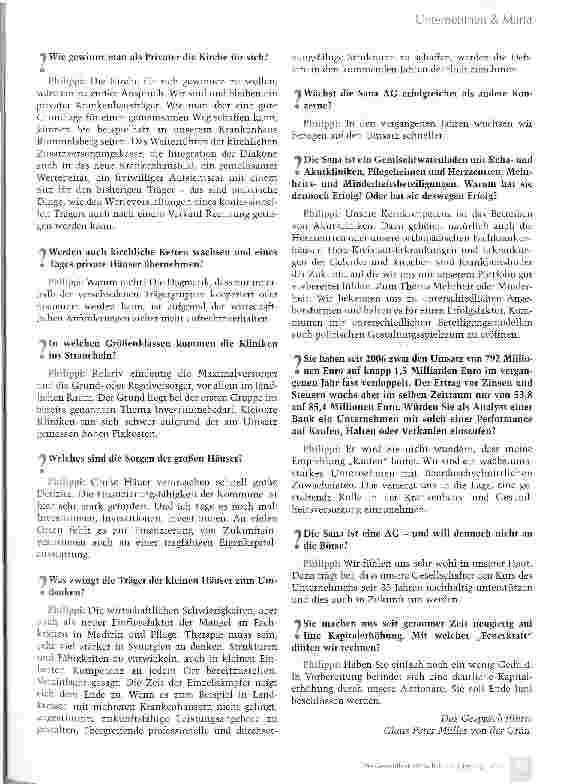 Vorschauseite 2: Wir wollen unsere Präsenz ausbauen