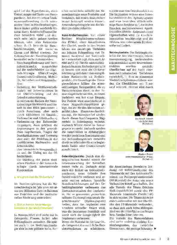 Vorschauseite 2: Schlüsseltechnologie des 21. Jahrhunderts