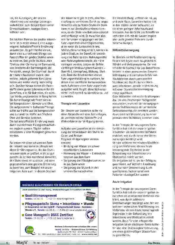Vorschauseite 3: Maßnahmen der Stuhlregulierung