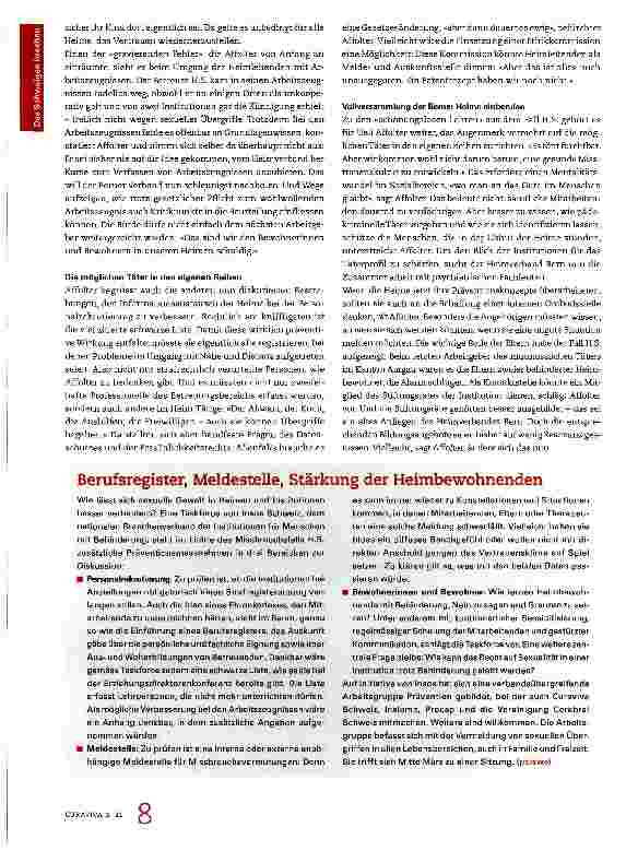 Vorschauseite 3: «Ein Nullrisiko gibt es leider nicht - sehr wohl aber eine Nulltoleranz»
