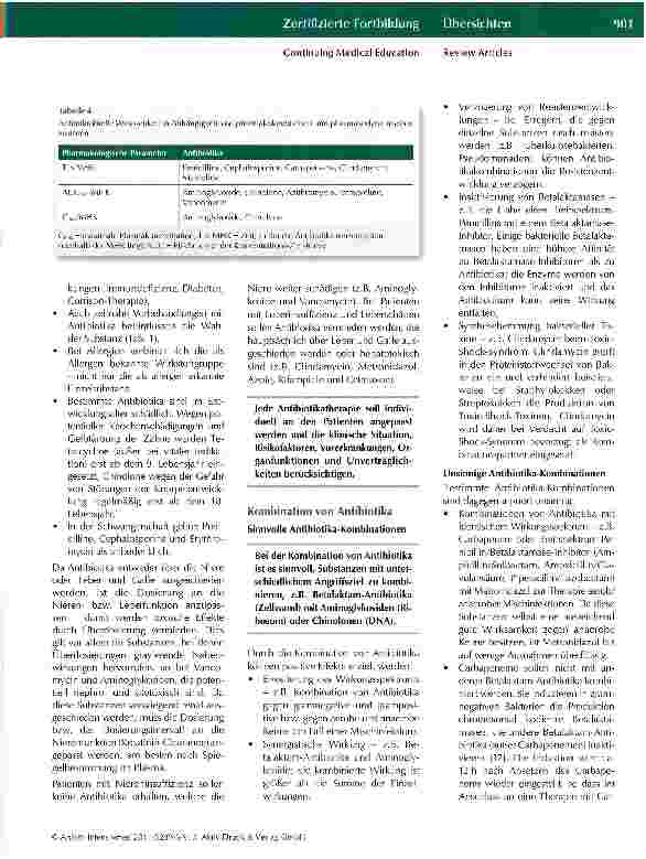 Vorschauseite 5: Prinzipien der Antibiotikatherapie
