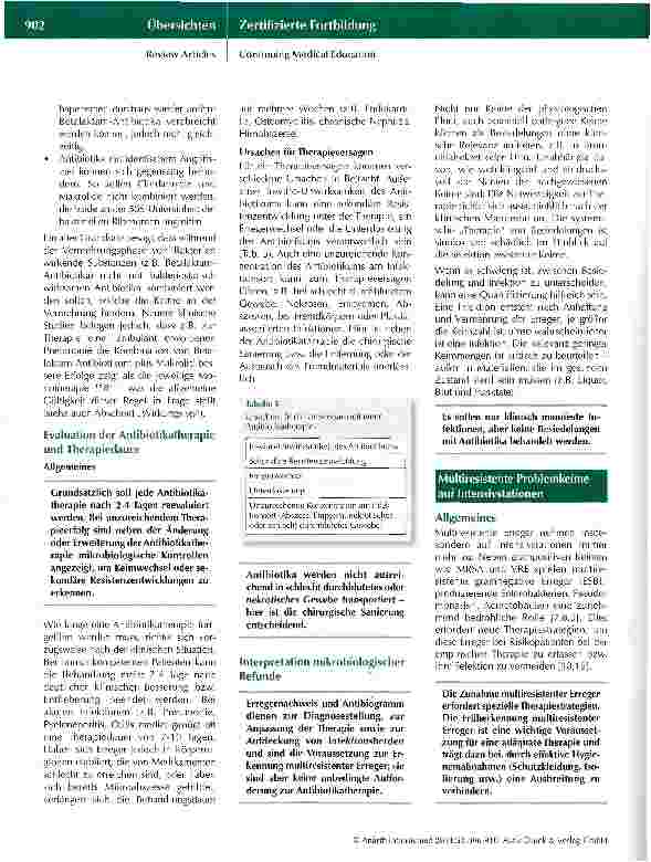 Vorschauseite 6: Prinzipien der Antibiotikatherapie