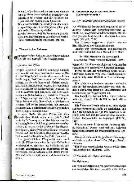 Vorschauseite 4: Erfahrungen der Pflegenden in Gesprächen mit Angehörigen von Langzeitpatienten