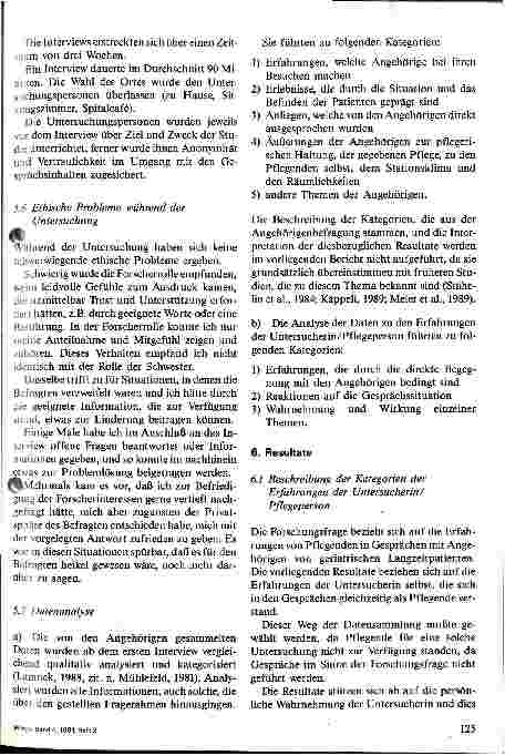 Vorschauseite 6: Erfahrungen der Pflegenden in Gesprächen mit Angehörigen von Langzeitpatienten