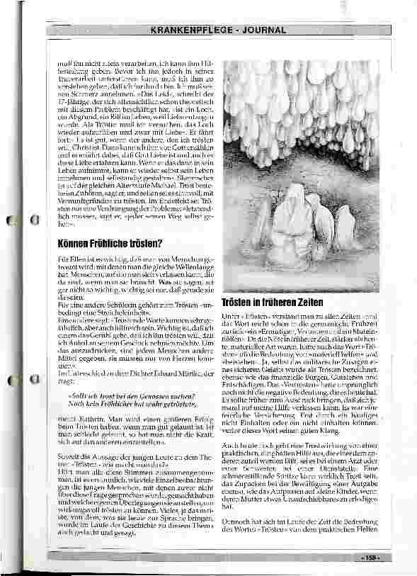 Vorschauseite 2: Trösten - Wie macht man das?
