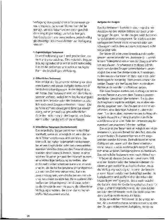 Vorschauseite 3: Erbrecht und Testament