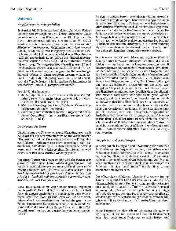 Vorschauseite 3: Klinische Pflegeprobleme in der stationären psychiatrischen Pflegepraxis Eine beschreibende Untersuchung