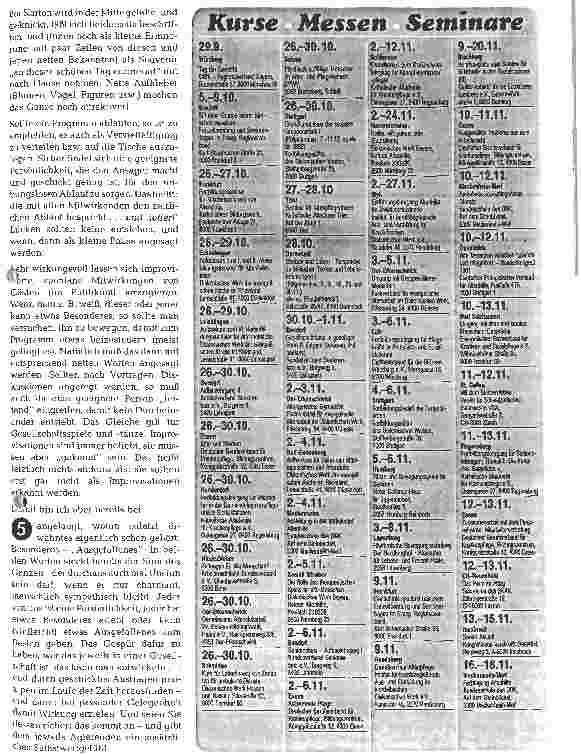 Vorschauseite 3: Rund um eine Festveranstaltung