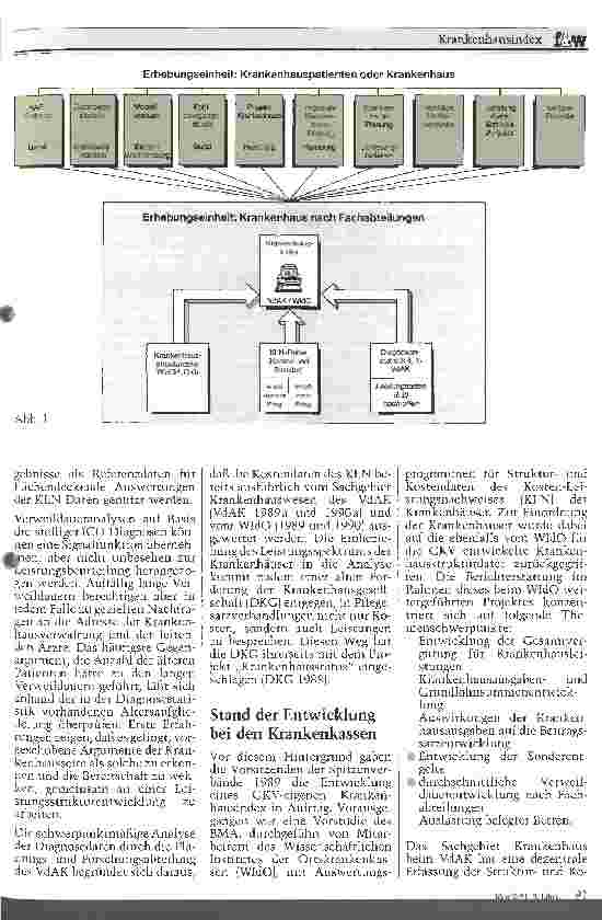 Vorschauseite 2: Krankenhausindex Leistungsbetrachtung als Grundlage der Kostenbewertung