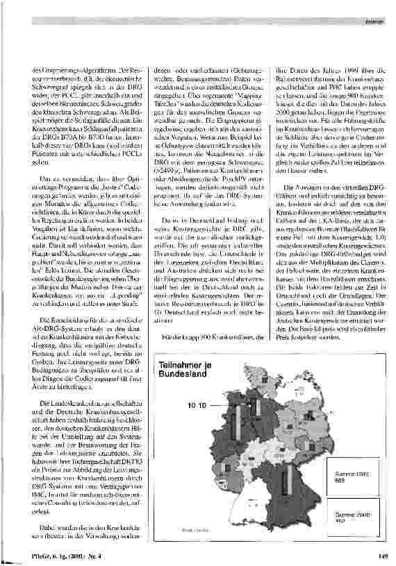 Vorschauseite 3: Zur Einführung von DRGs an deutschen Krankenhäusern