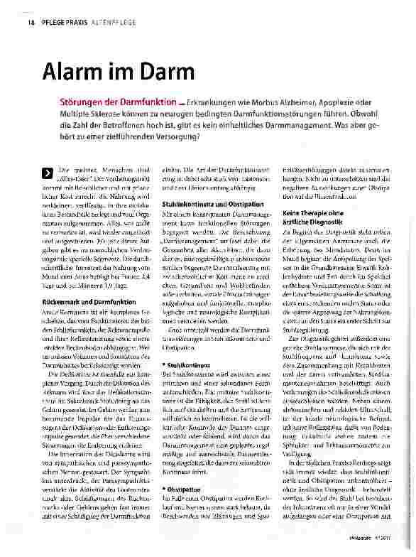 Vorschauseite 1: Alarm im Darm