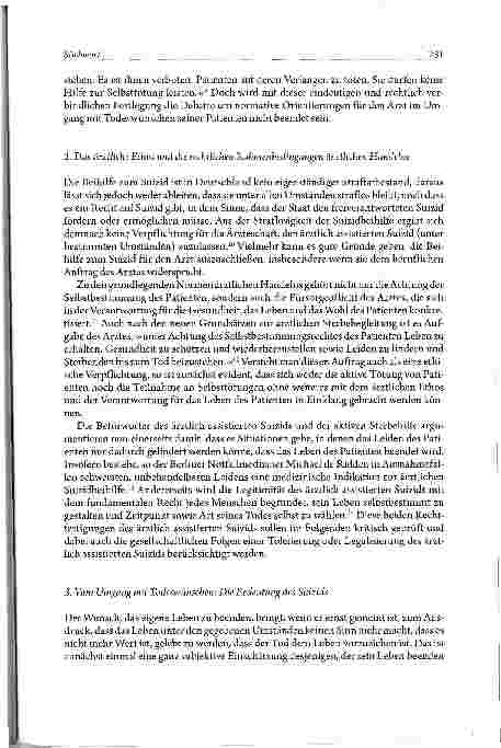 Vorschauseite 2: Der ärztlich assistierte Suizid Freiheit zum Tode oder Unfreiheit zum Leben?