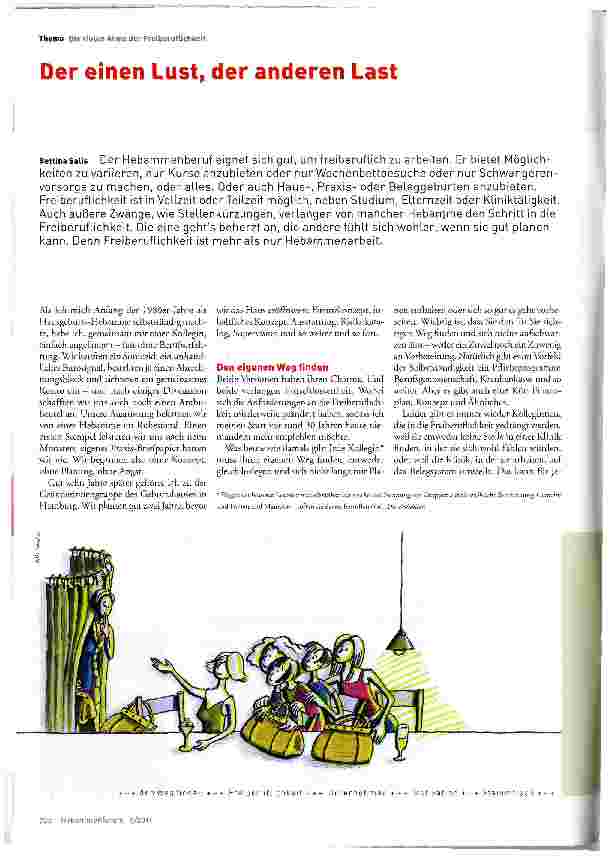 Vorschauseite 1: Der einen Lust, der anderen Last