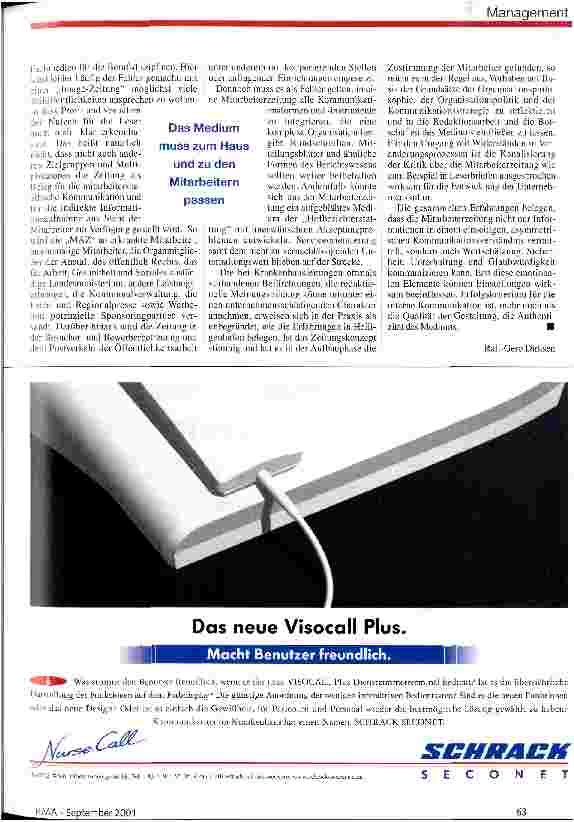 Vorschauseite 2: Wir sind die Klinik! Mitarbeiterzeitung
