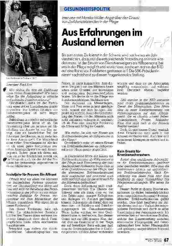 Vorschauseite 1: Aus Erfahrungen im Ausland lernen