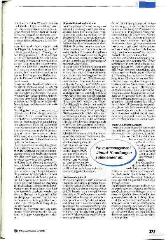 Vorschauseite 3: Umsetzung einer Pflegekonzeption Teil 1