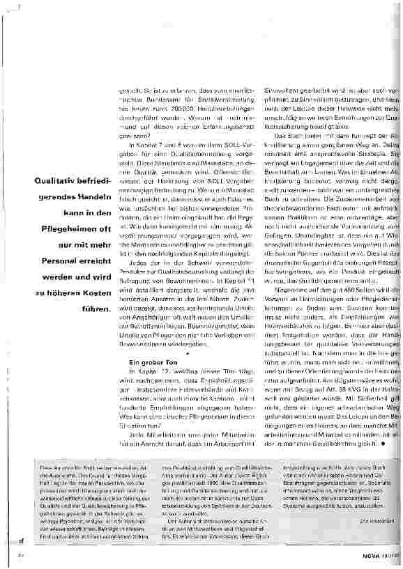 Vorschauseite 2: Kritik bisheriger Bemühungen zur Qualitätssicherung