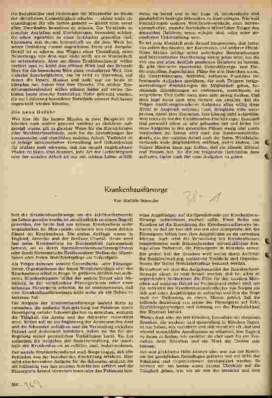Vorschauseite 1: Krankenhausfürsorge