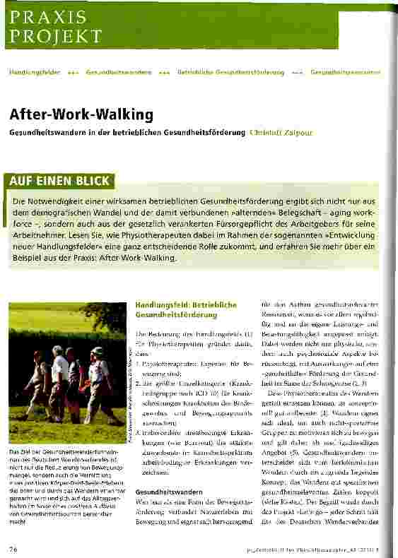 Vorschauseite 1: After-Work-Walking