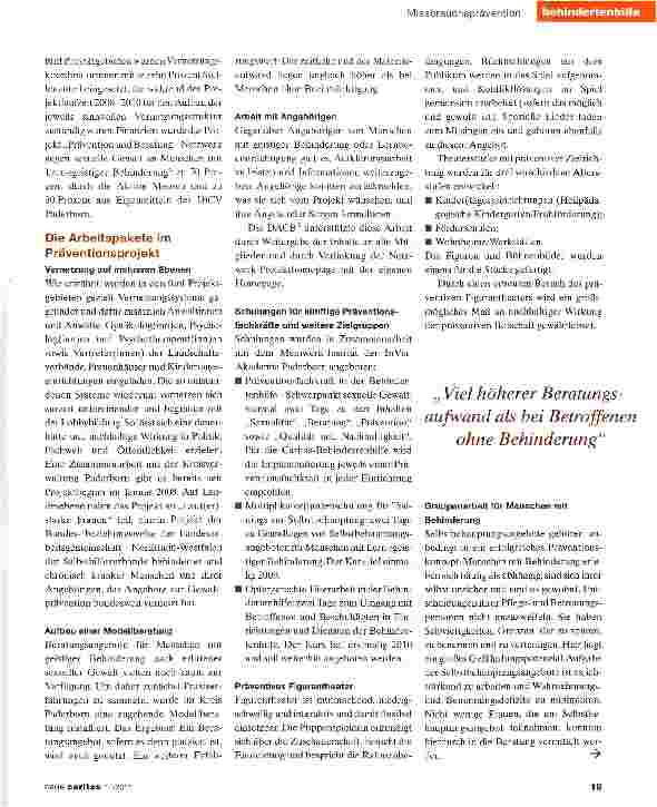 Vorschauseite 2: Netzwerk für besonders Gefährdeten