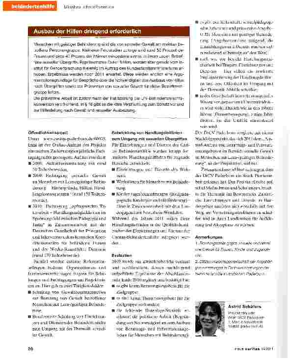 Vorschauseite 3: Netzwerk für besonders Gefährdeten