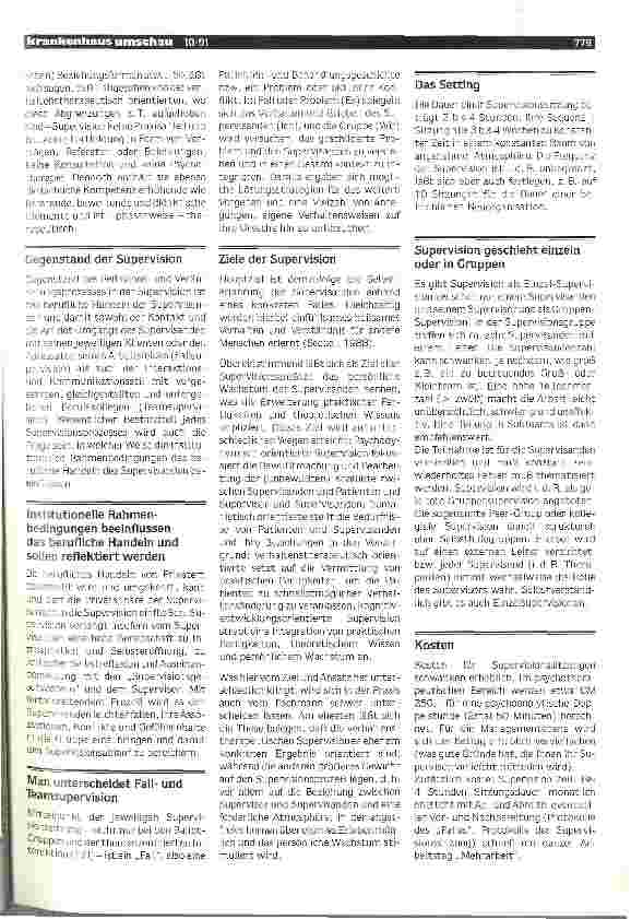 Vorschauseite 2: Supervision -Annäherung an ein Schlagwort