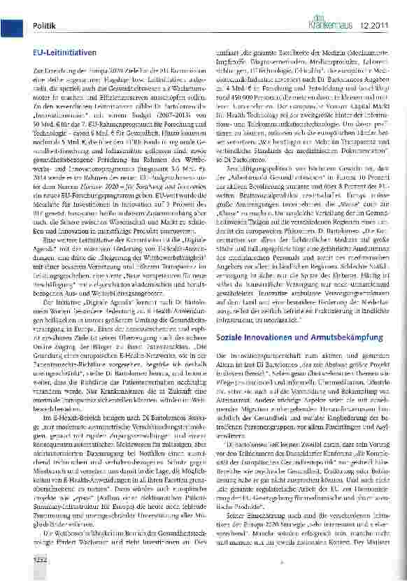 Vorschauseite 3: First Joint European Hospital Conference (EHC)