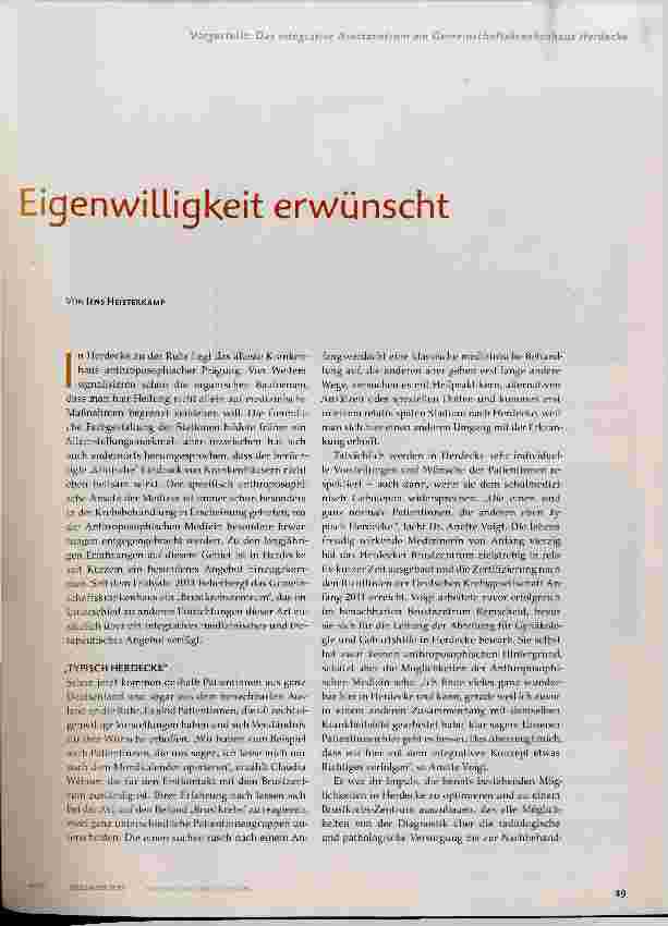 Vorschauseite 2: Eigenwilligkeit erwünscht