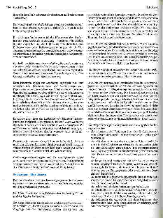 Vorschauseite 5: Wenn das Ende zum Anfang wird Entwicklung eines Entlassungskonzeptes