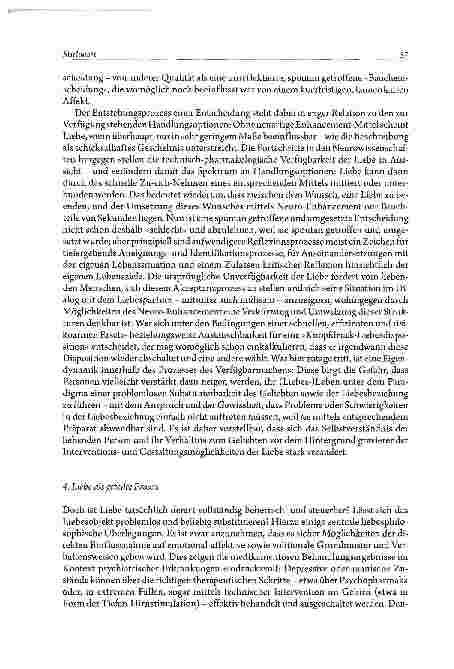 Vorschauseite 5: Neuro-Enhancement der Liebe: Wird die Liebe zu einem medizinisch kontrollierbaren Phänomen? Philosophisch-ethische Reflexionen zu den jüngstenneurowissenschaftlichen Forschungserg…