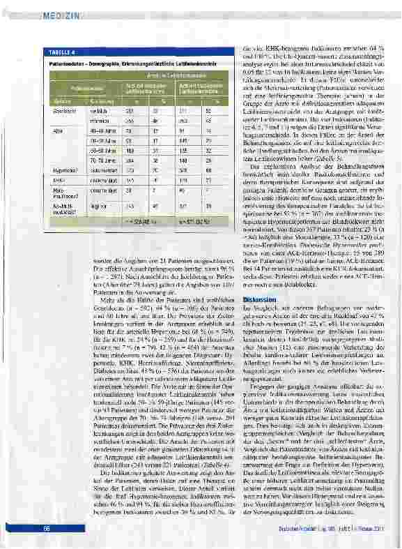 Vorschauseite 6: Arztliches Leitlinienwissen und die Leitliniennähe hausärztlicher Therapien