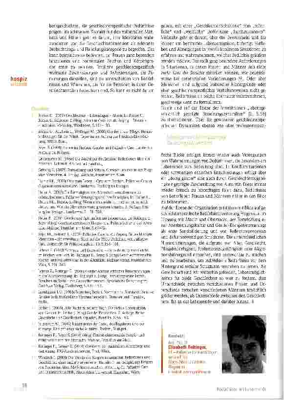 Vorschauseite 4: Geschlechterspezifische Aspekte Bedürfnisse am Lebensende