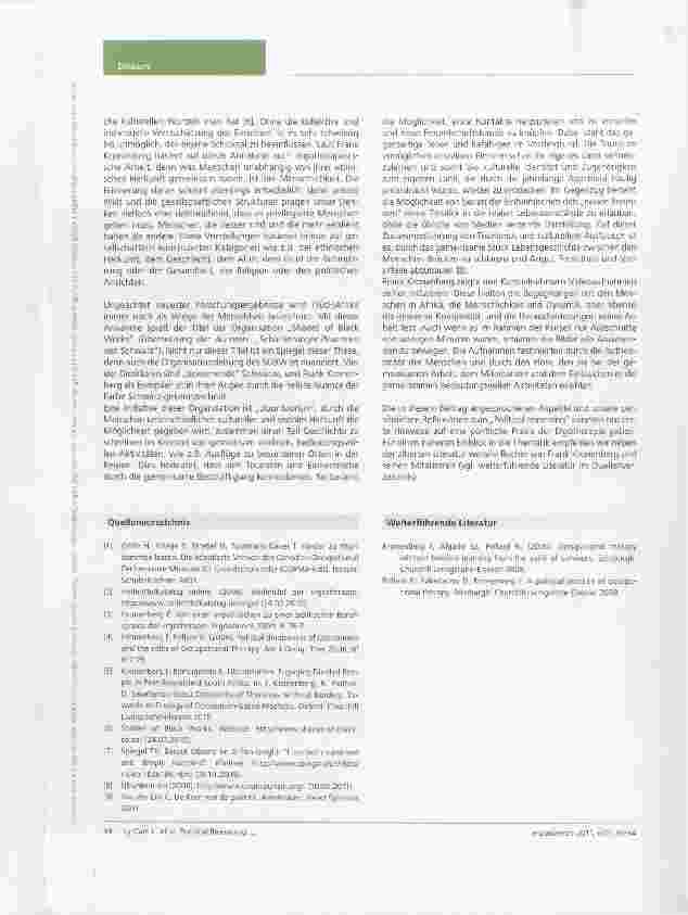 Vorschauseite 5: Political Reasoning Ein relevantes Thema für die Ergotherapie