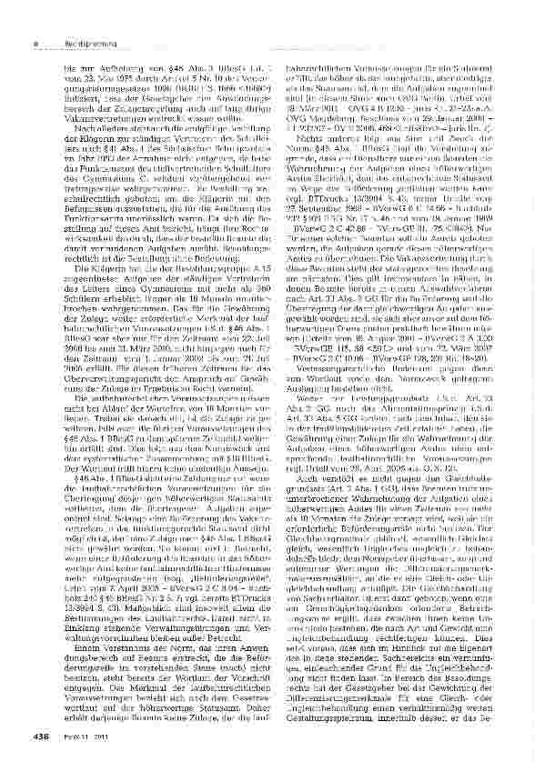 Vorschauseite 3: Verwendungszulage bei unter-wertiger Besetzung eines Amtes