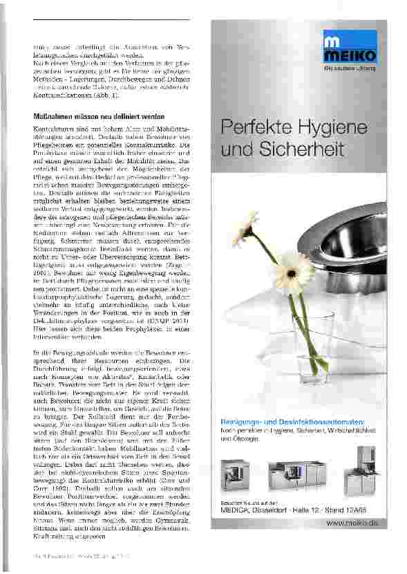Vorschauseite 4: Kontrakturprophylaxe -kritisch hinterfragt