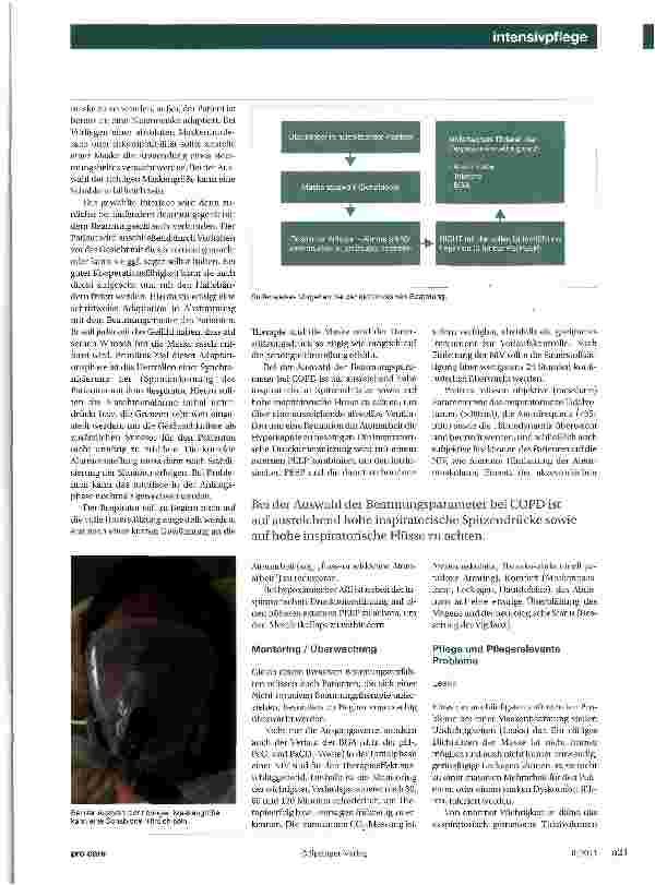 Vorschauseite 4: Nicht-invasive Beatmung im Intensivpflegebereich