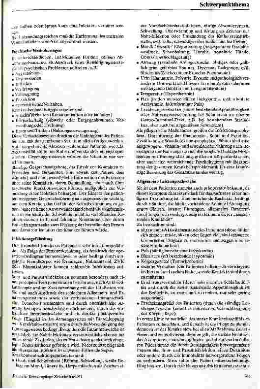 Vorschauseite 4: Pflege eines Patienten mit Bronchialkarzinom nach Lungenresektion