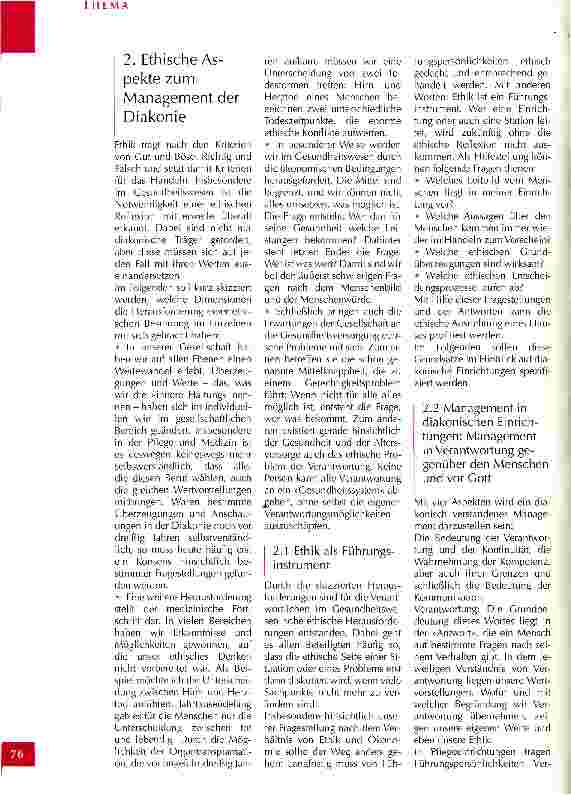Vorschauseite 3: Ethik und/oder Management?