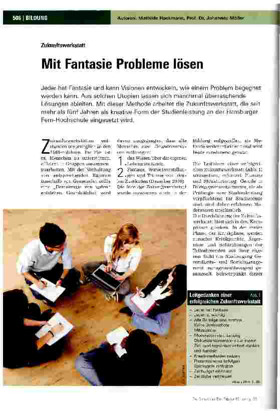 Vorschauseite 1: Mit Fantasie Probleme lösen