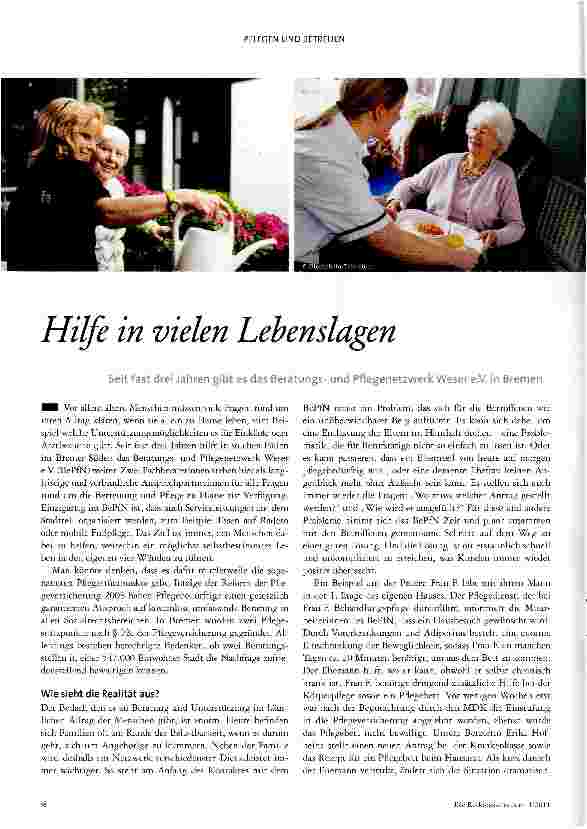 Vorschauseite 1: Hilfe in vielen Lebenslagen