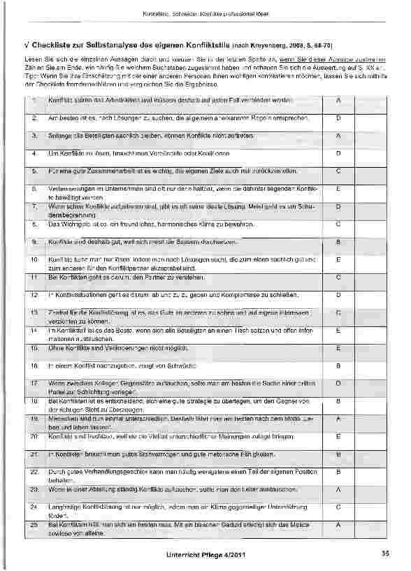 Vorschauseite 2: Konflikte professionell lösen - Eine Möglichkeit reaktiver Strategien auf Unterrichtsstörungen
