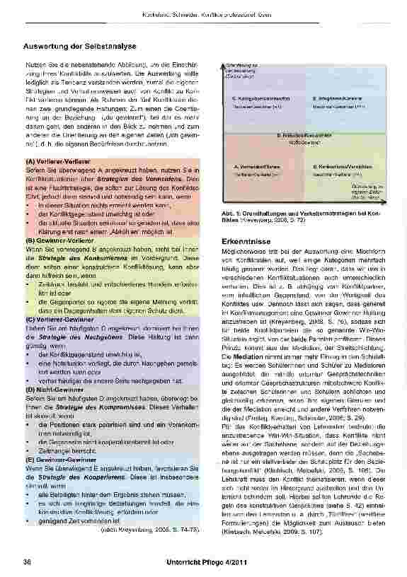 Vorschauseite 3: Konflikte professionell lösen - Eine Möglichkeit reaktiver Strategien auf Unterrichtsstörungen