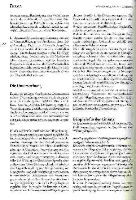 Vorschauseite 4: Pflegediagnosen Mit Hilfe von NANDA und ICD-10 zur neuen Kommunikation zwischen zwei Berufsgruppen