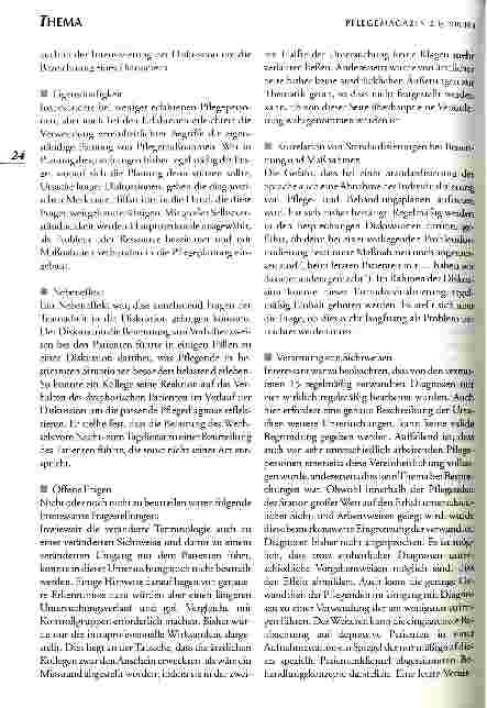 Vorschauseite 6: Pflegediagnosen Mit Hilfe von NANDA und ICD-10 zur neuen Kommunikation zwischen zwei Berufsgruppen