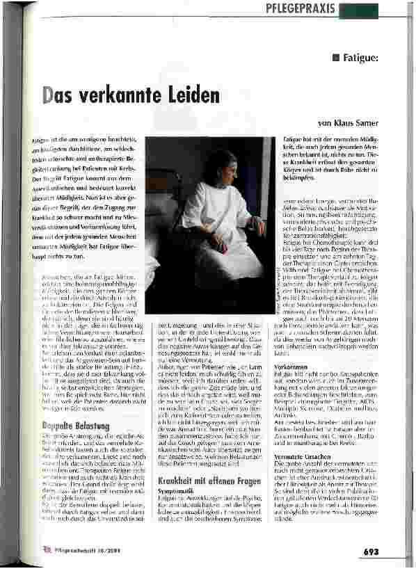 Vorschauseite 1: Das verkannte Leiden