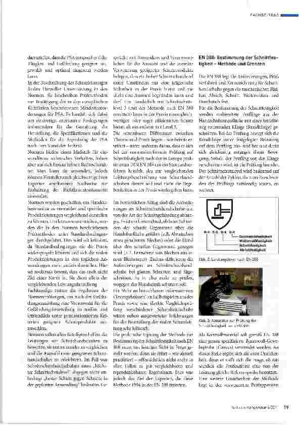 Vorschauseite 2: EN 388 - zeitgemäß und geeignet?