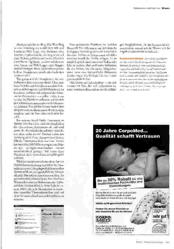 Vorschauseite 3: Hebammen im Netz - Pflicht oder Kür?