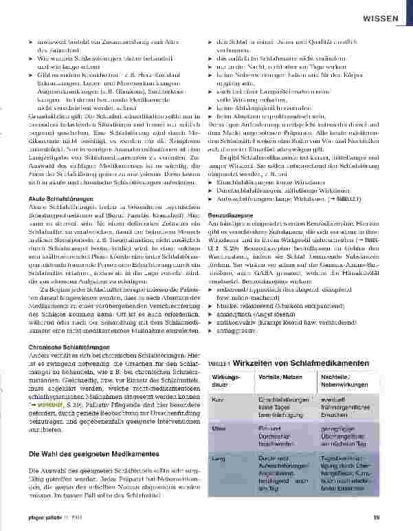 Vorschauseite 2: Schlafmedikamente in der Palliative Care