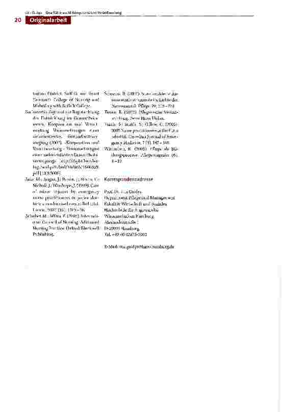 Vorschauseite 6: Qualität braucht Kompetenz und Verantwortung -Herausforderungen und Perspektiven einer Advanced Nursing Practice für die Gesundheitsversorgung aus pflegewissenschaftlicher Sicht