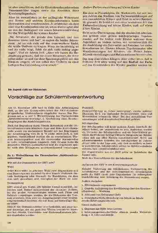 Vorschauseite 2: Farbige Kleidung bei Kinderkrankenschwestern
